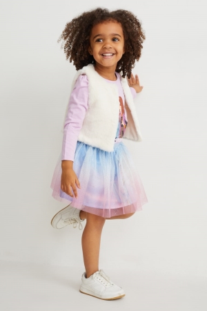 C&A Frozen Set Long Sleeve , WaistAnd Tytön Hameet Vaaleanvioletit | 64GDWXTYR