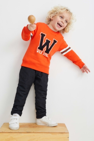 C&A Multipack Of 2 And Long Sleeve Tytön Puserot Tummanoranssi | 71AMISCWN