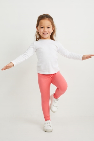 C&A Multipack Of 4 Leggings Tytön Suorat Housut Vaaleanharmaat | 81TDGOCXA