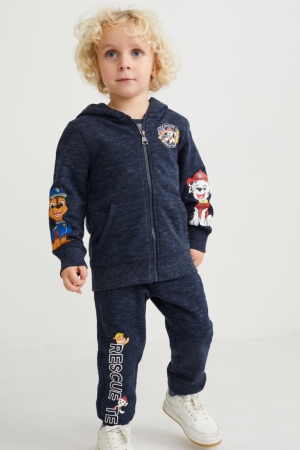 C&A Paw Patrol Set Zip-through And Joggers 2 Piece Tytön Puserot Tummansininen | 05AWYLBCX