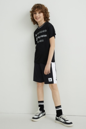 C&A Playstation Set Sleeve And 2 Piece Poikien T Paidat Mustat | 36OPZAETX