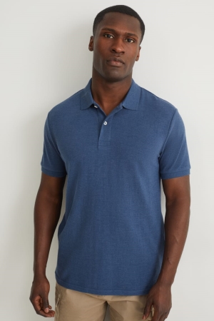 C&A Polo With Organic Puuvilla Miesten Paidat Tummansininen | 25PALXUCV