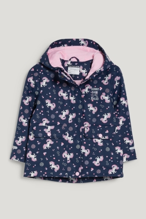 C&A Unicorn Rain With Hood Tytön Takki Tummansininen | 17KCYGELX